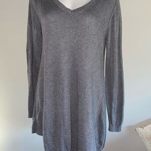 LOGO by Lori Goldstein Charcoal Long Sleeve Tunic